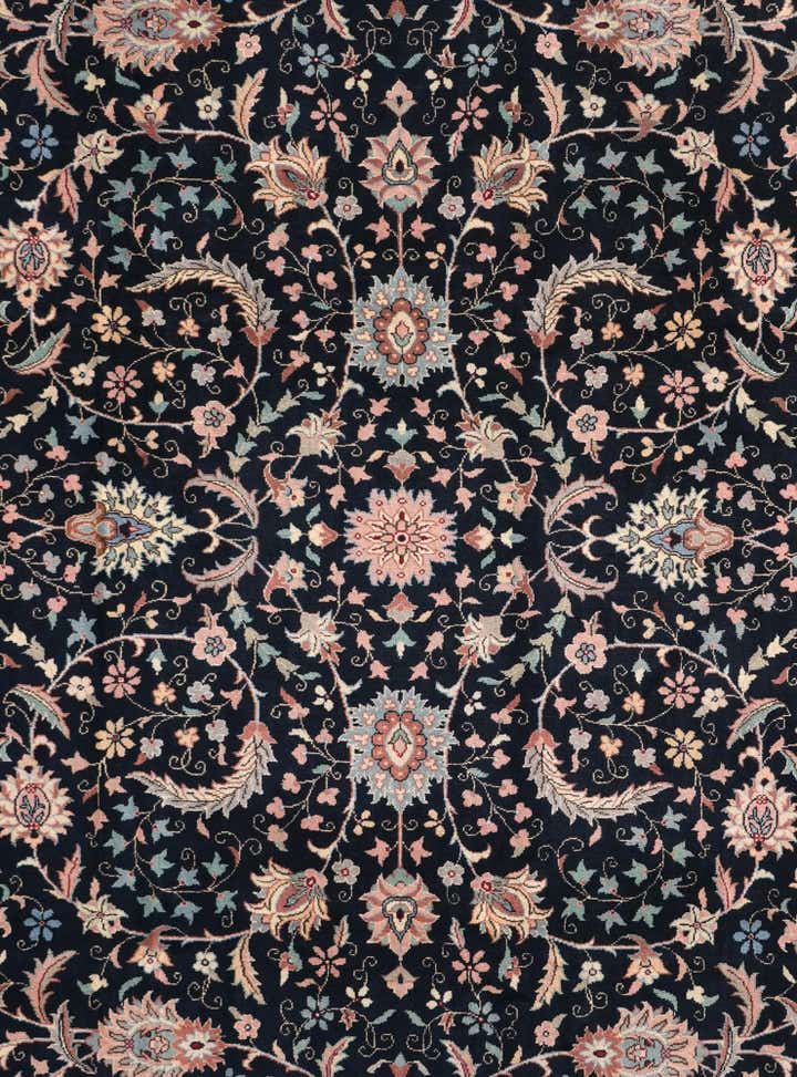 11' 10 x 17' 9 Hand Knotted Kashan Wool Rug