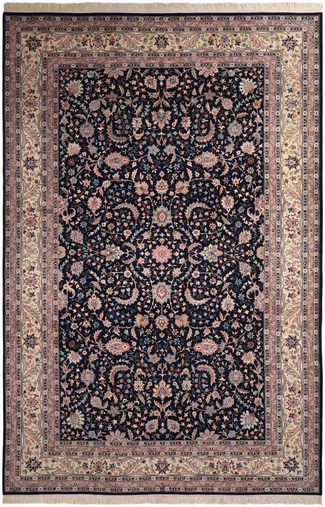 11' 10 x 17' 9 Hand Knotted Kashan Wool Rug