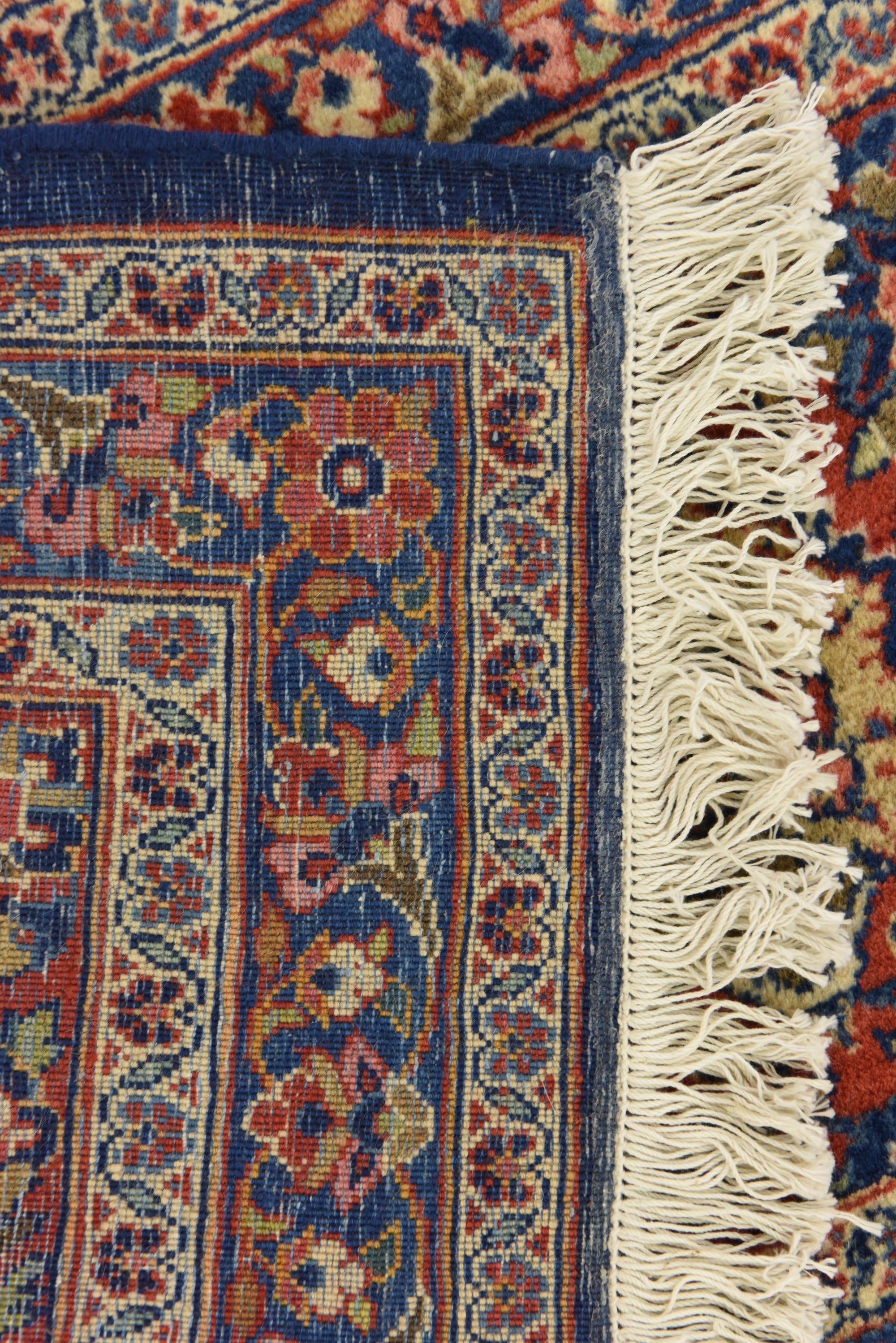 9' x 12' 1 Hand Knotted Kashan Persian Wool Rug