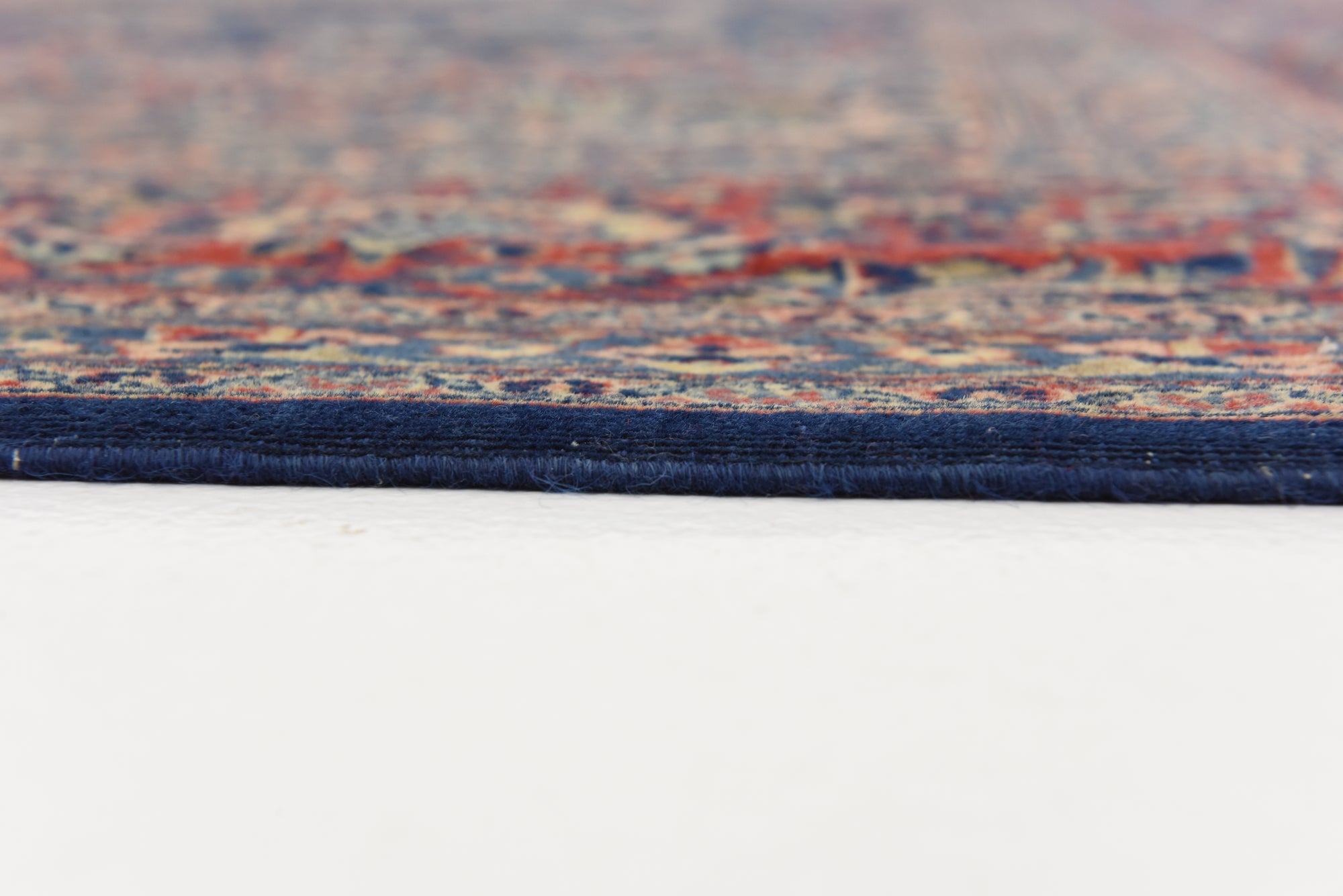 9' x 12' 1 Hand Knotted Kashan Persian Wool Rug