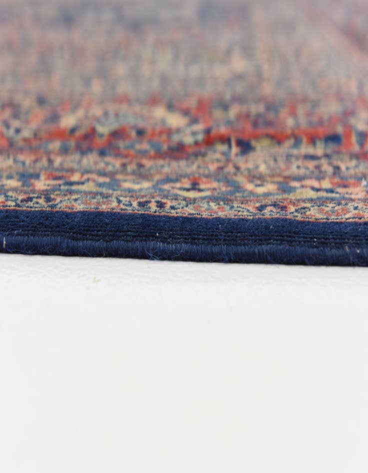 Detail image of 9' x 12' 1 Hand Knotted Kashan Persian Wool Rug