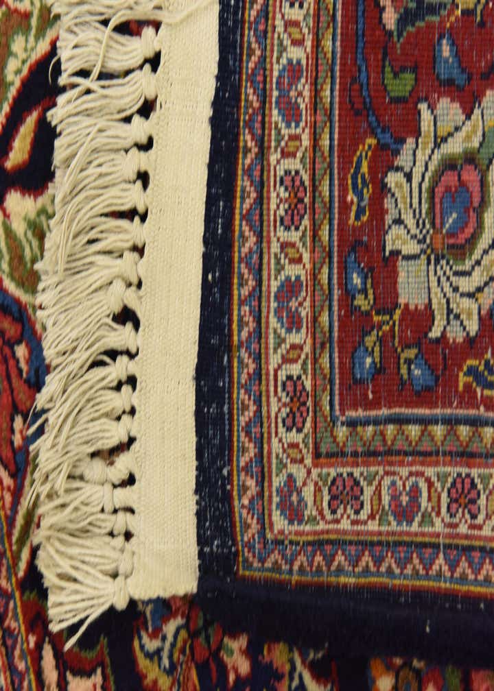 4' 4 x 7' 2 Hand Knotted Kashan Persian Wool Rug