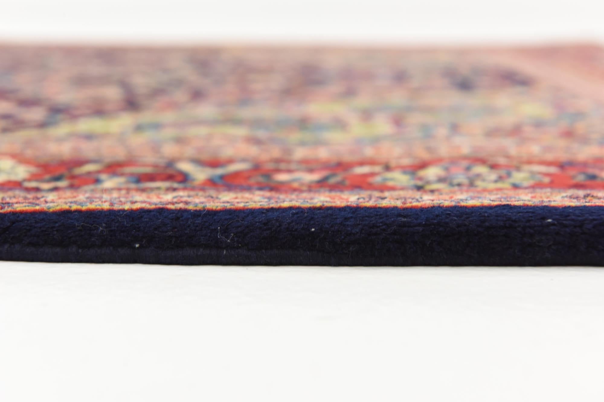 4' 4 x 7' 2 Hand Knotted Kashan Persian Wool Rug
