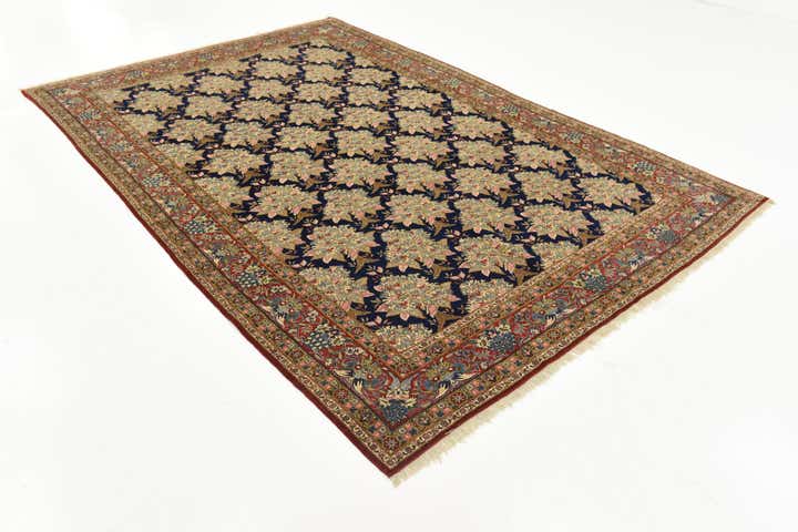215cm x 325cm Handgeknüpft Kashan Persisch Teppich