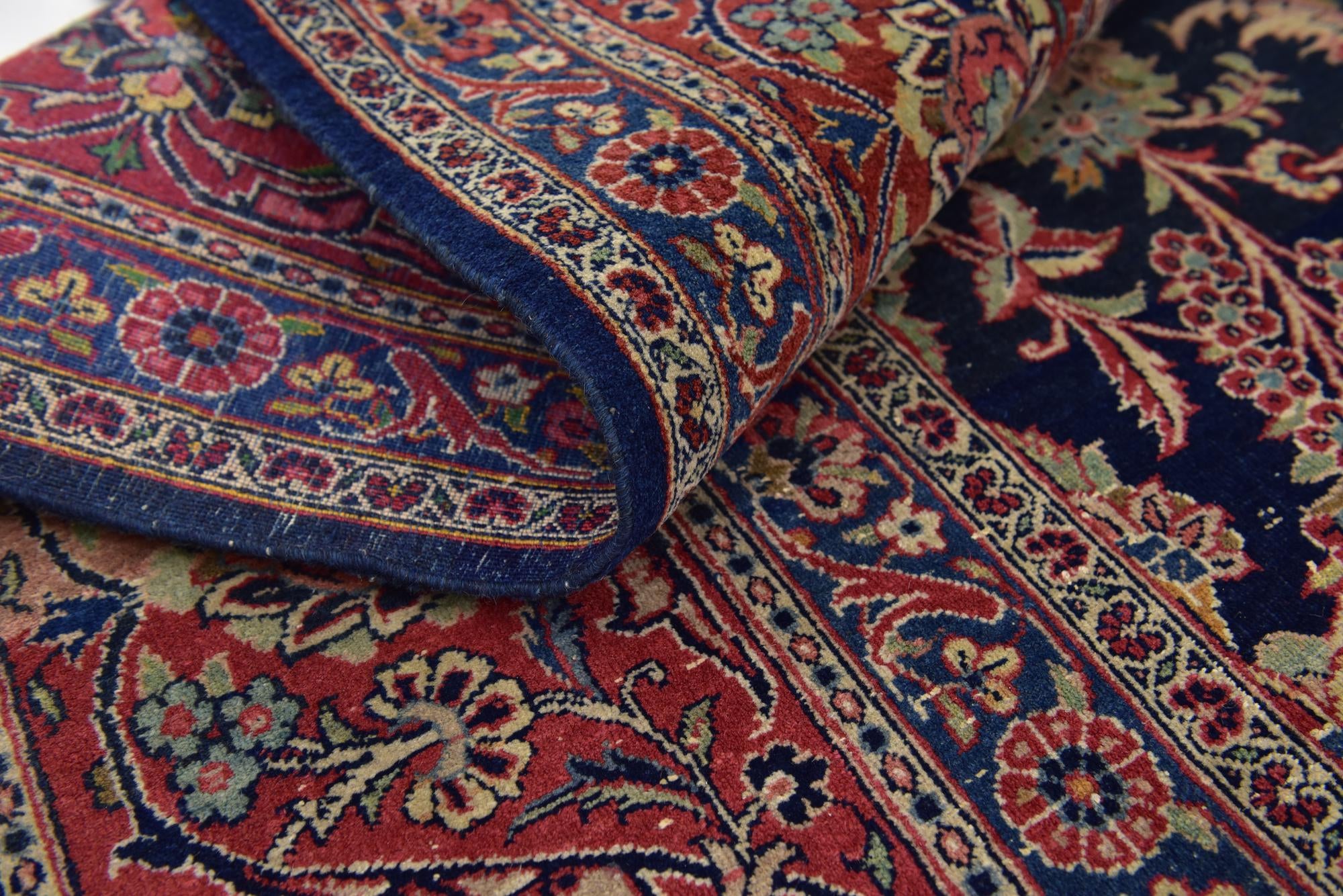 235cm x 355cm anudado a mano Kashan Alfombra Persa