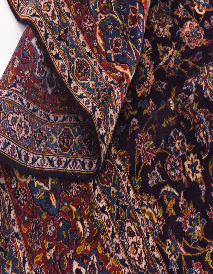 Detail image of 8' 5 x 13' 2 Hand Knotted Kashan Persian Wool Rug