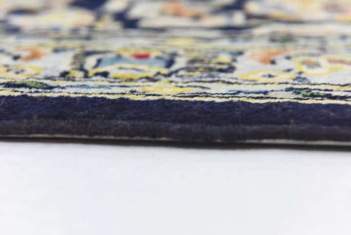 8' 9 x 12' 5 Hand Knotted Kashan Persian Wool Rug