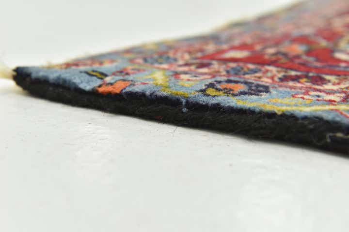 9' 4 x 13' Hand Knotted Kashan Persian Wool Rug
