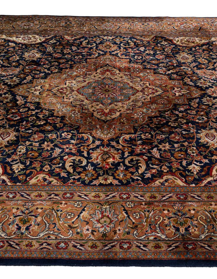 Detail image of 7' x 11'  Hand Knotted Kashan Oriental Wool Rug