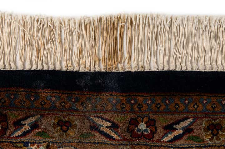 7' x 11' Hand Knotted Kashan Oriental Wool Rug