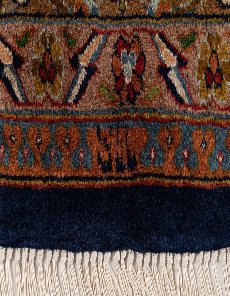 Detail image of 7' x 11'  Hand Knotted Kashan Oriental Wool Rug