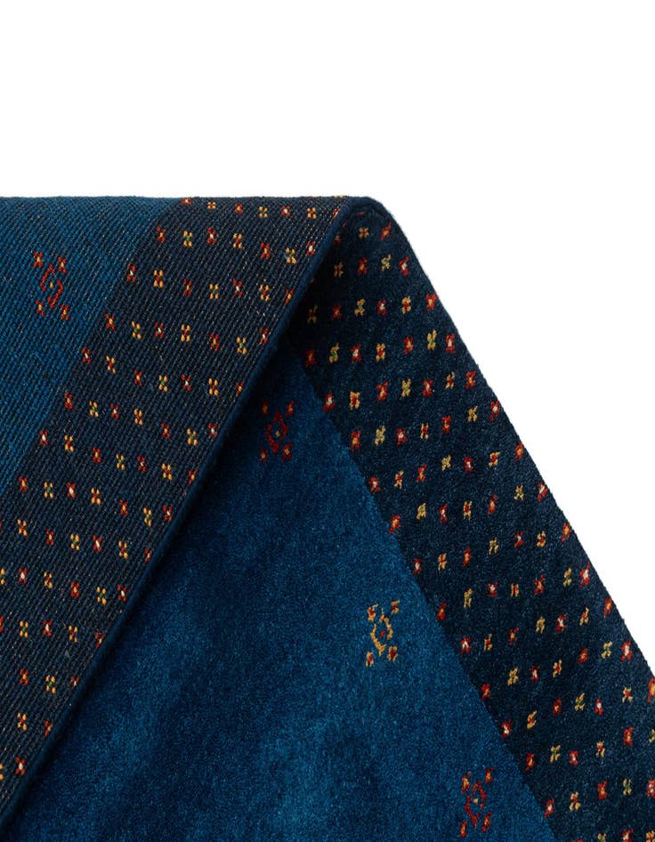 Detail image of 4' 8 x 6' 8  Hand Knotted Kashkuli Gabbeh Wool Rug