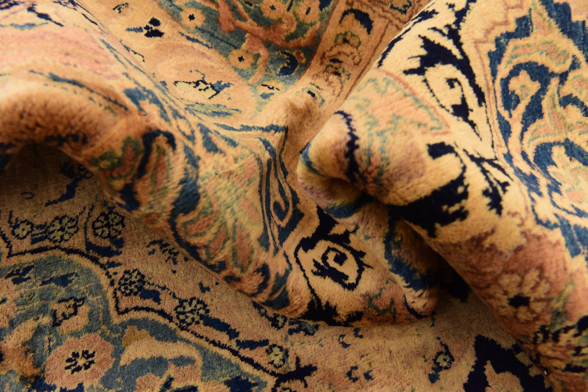 9' 10 x 12' 8 Hand Knotted Kashmar Persian Wool Rug