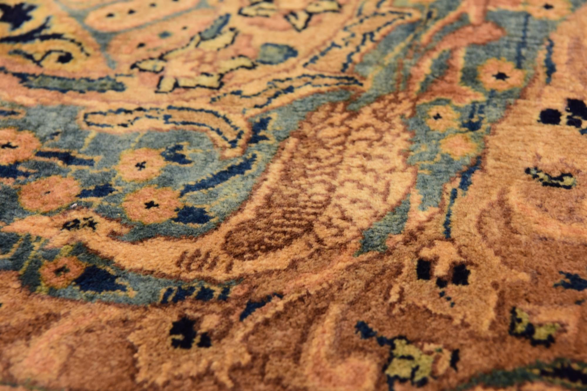 9' 10 x 12' 8 Hand Knotted Kashmar Persian Wool Rug