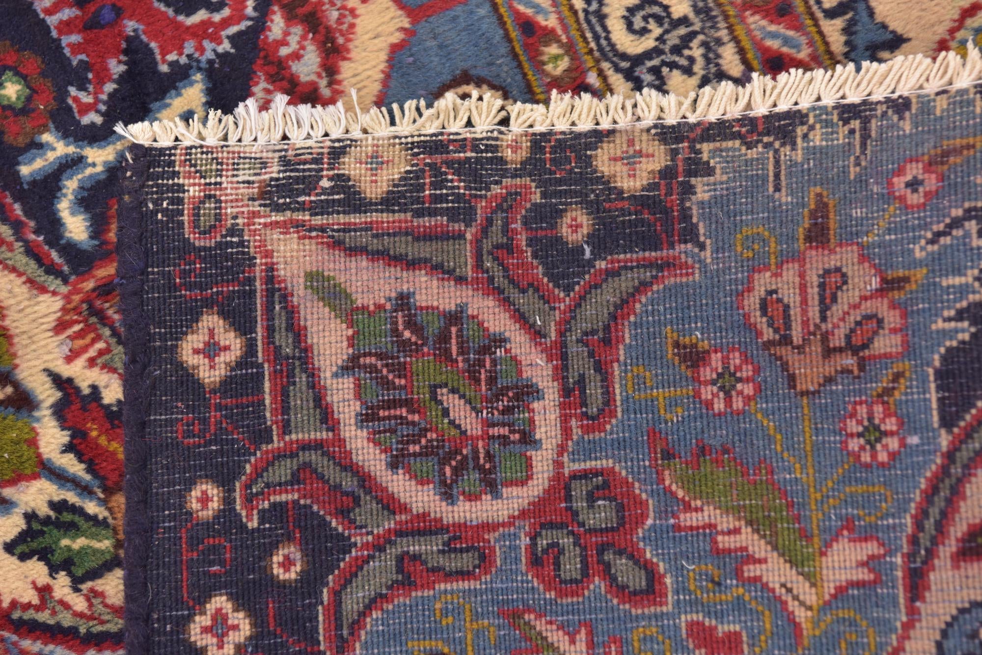 9' 9 x 12' 5 Hand Knotted Kashmar Persian Wool Rug