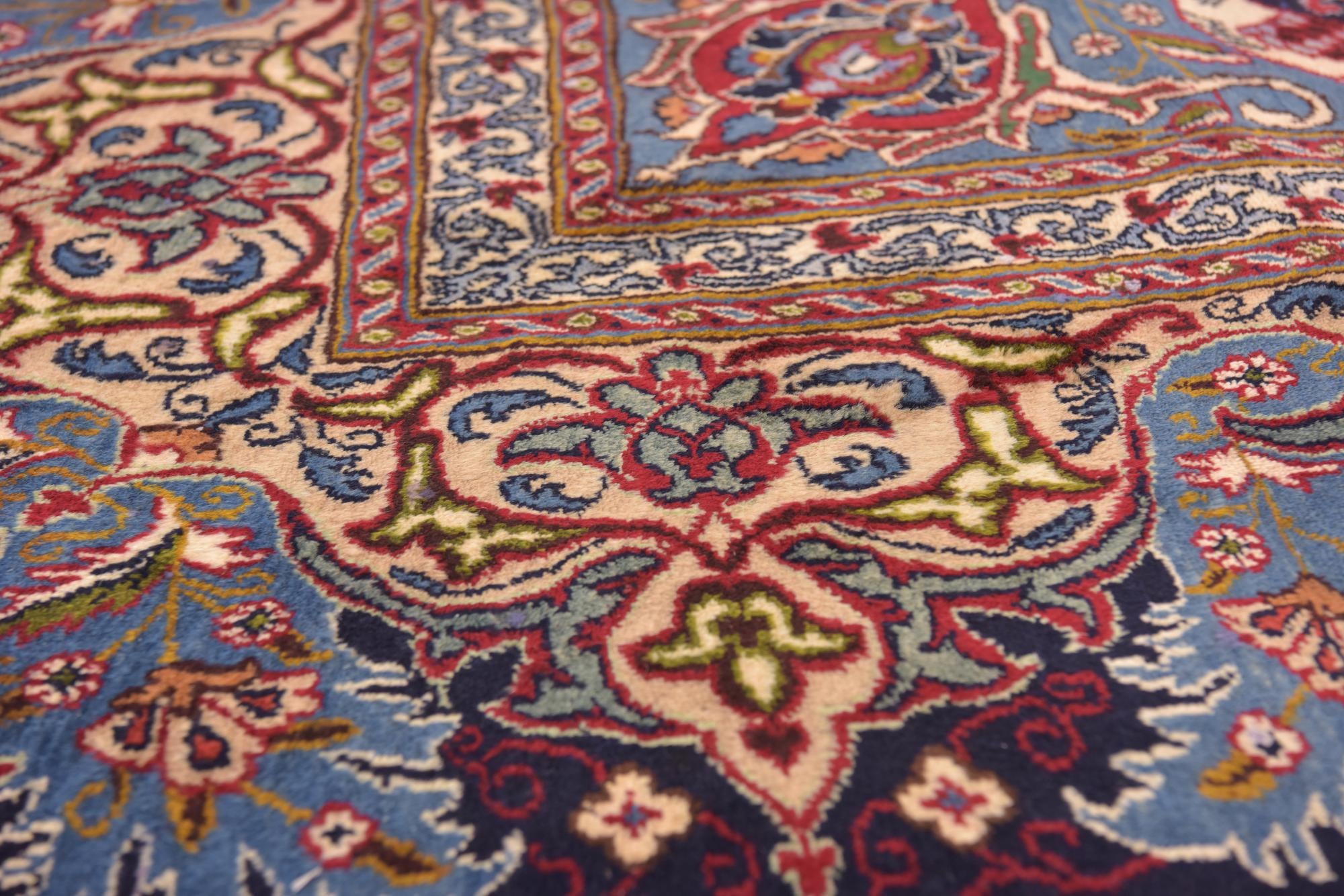 9' 9 x 12' 5 Hand Knotted Kashmar Persian Wool Rug