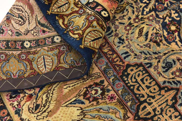 9' 8 x 12' 2 Hand Knotted Kashmar Persian Wool Rug