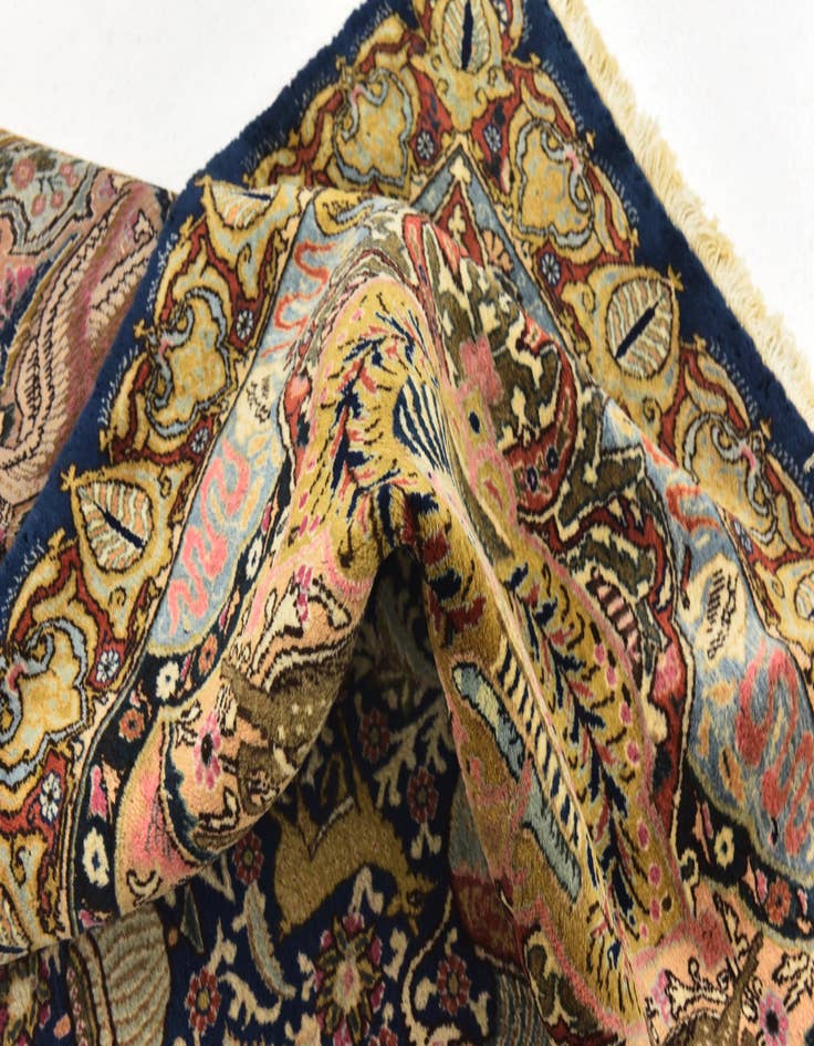 Detail image of 9' 8 x 12' 2 Hand Knotted Kashmar Persian Wool Rug