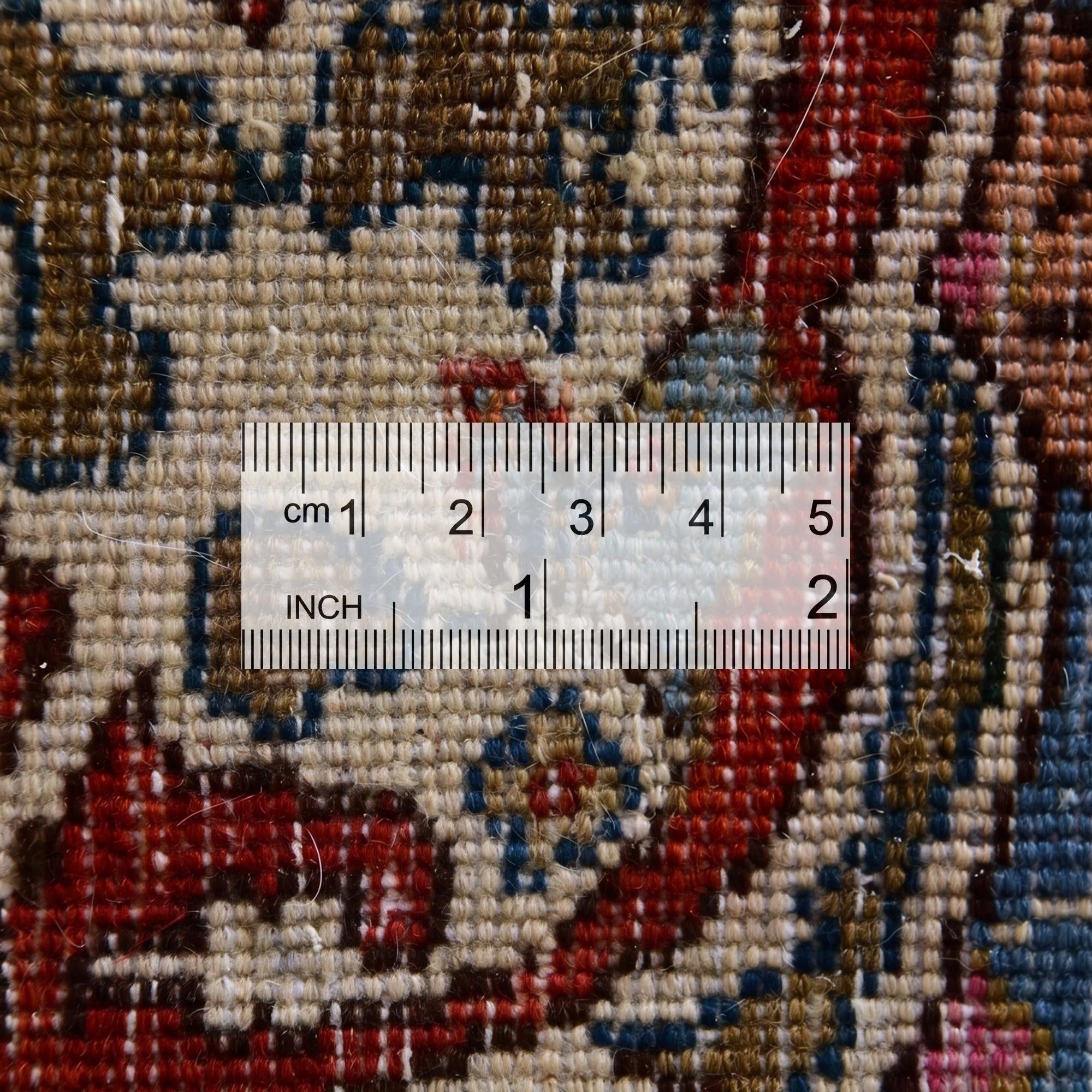 9' 8 x 12' 2 Hand Knotted Kashmar Persian Wool Rug