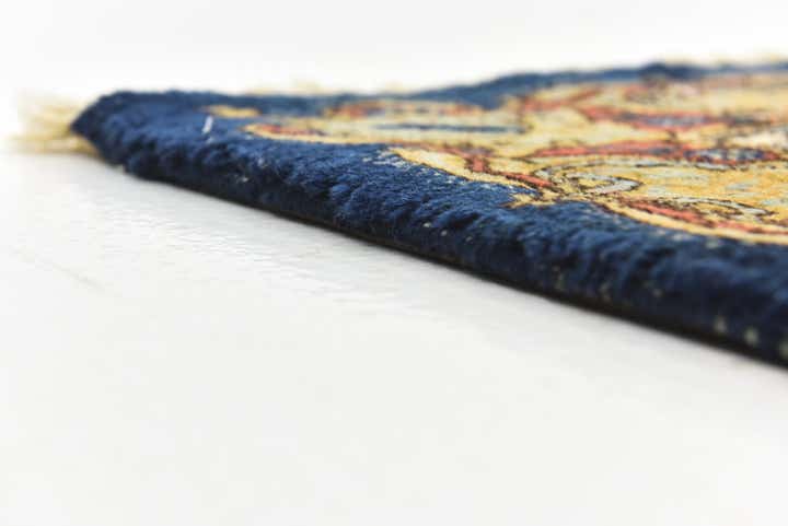 9' 8 x 12' 2 Hand Knotted Kashmar Persian Wool Rug