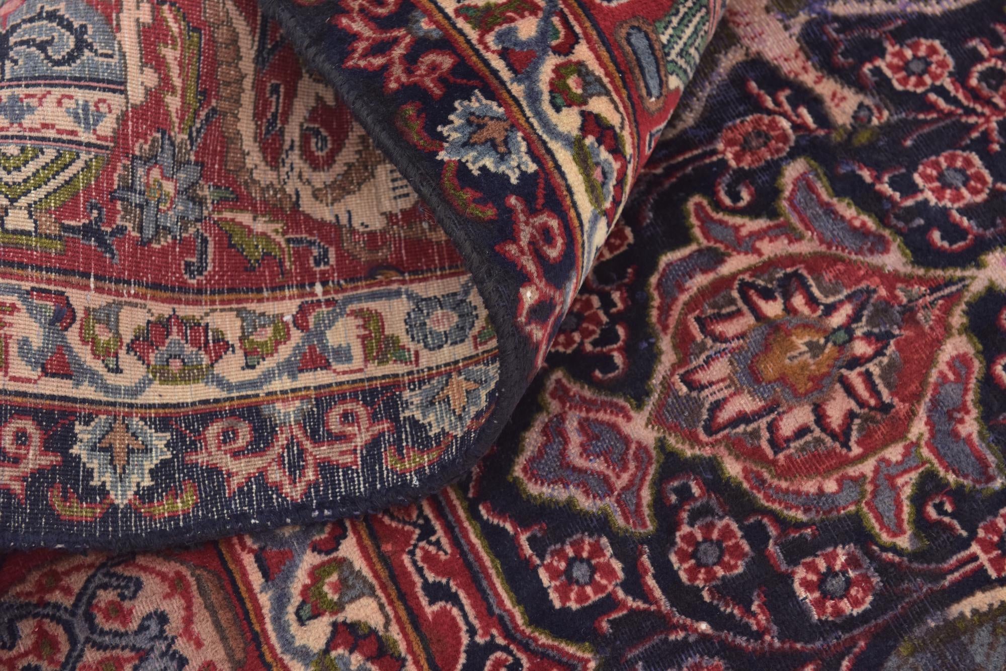 9' 8 x 12' 6 Hand Knotted Kashmar Persian Wool Rug