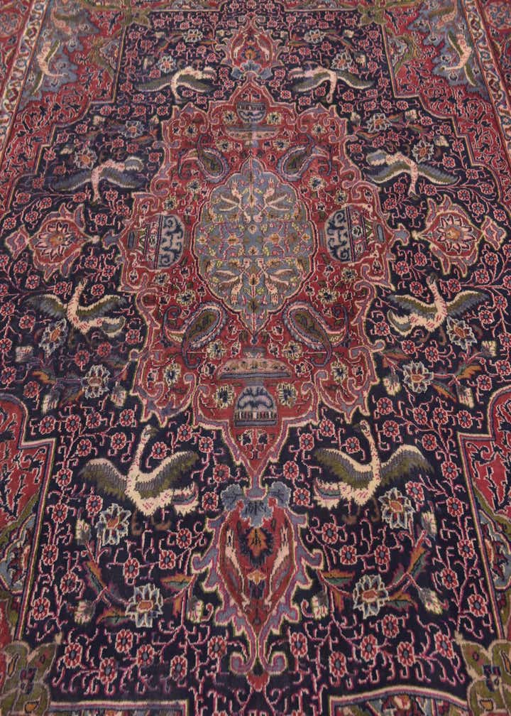 9' 8 x 12' 6 Hand Knotted Kashmar Persian Wool Rug