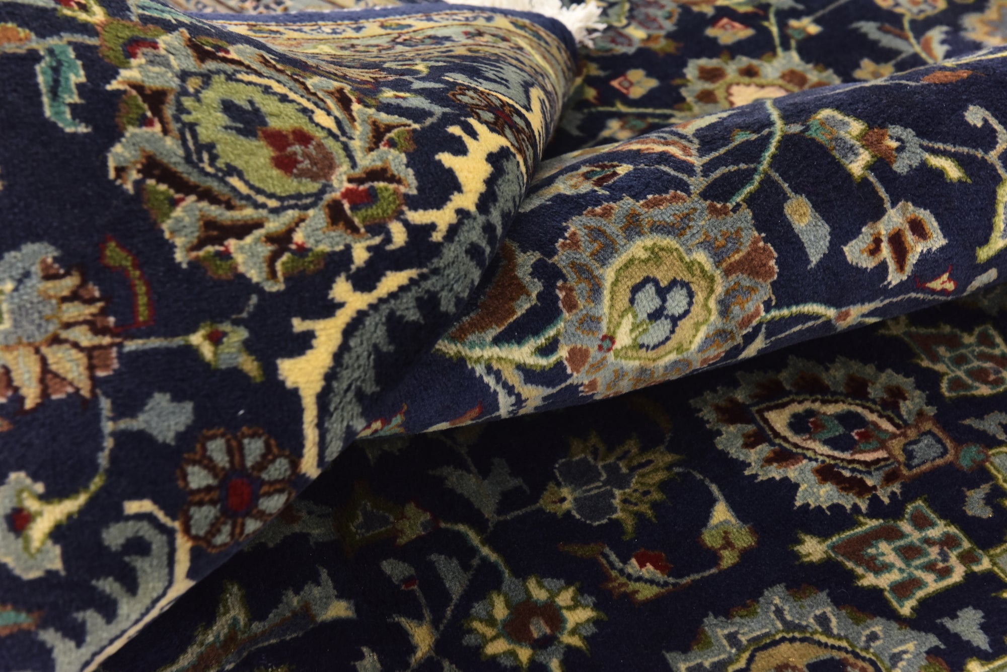 9' 10 x 12' 6 Hand Knotted Kashmar Persian Wool Rug