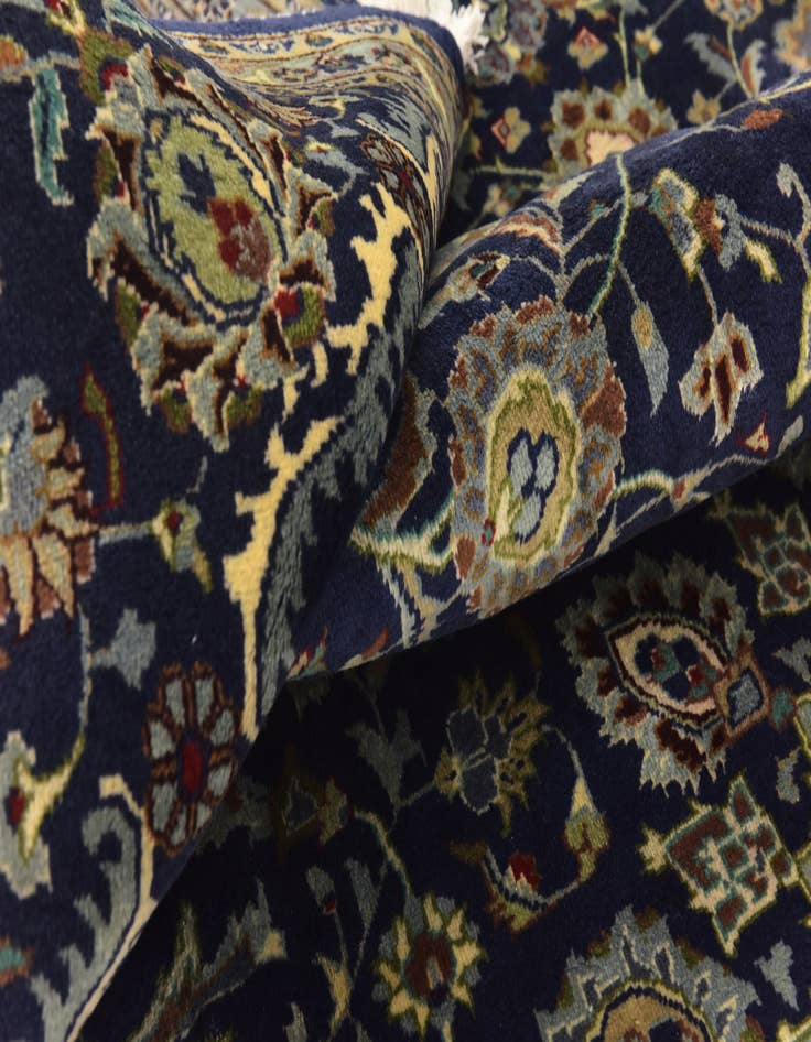 Detail image of 9' 10 x 12' 6 Hand Knotted Kashmar Persian Wool Rug