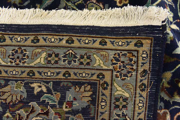 9' 10 x 12' 6 Hand Knotted Kashmar Persian Wool Rug