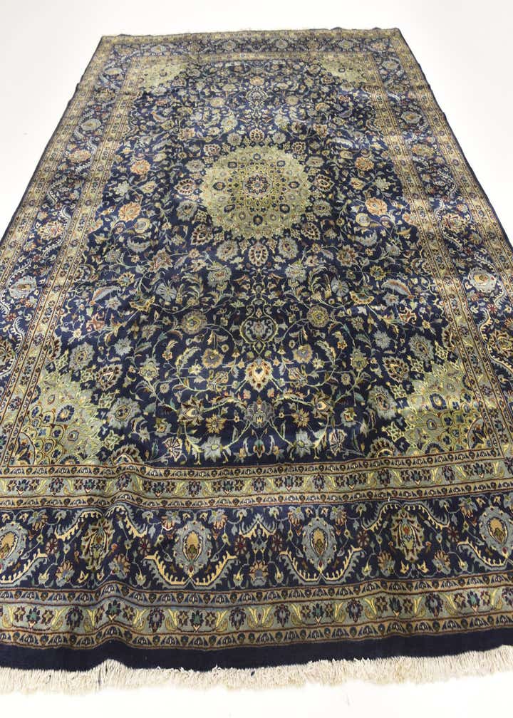 9' 10 x 12' 6 Hand Knotted Kashmar Persian Wool Rug