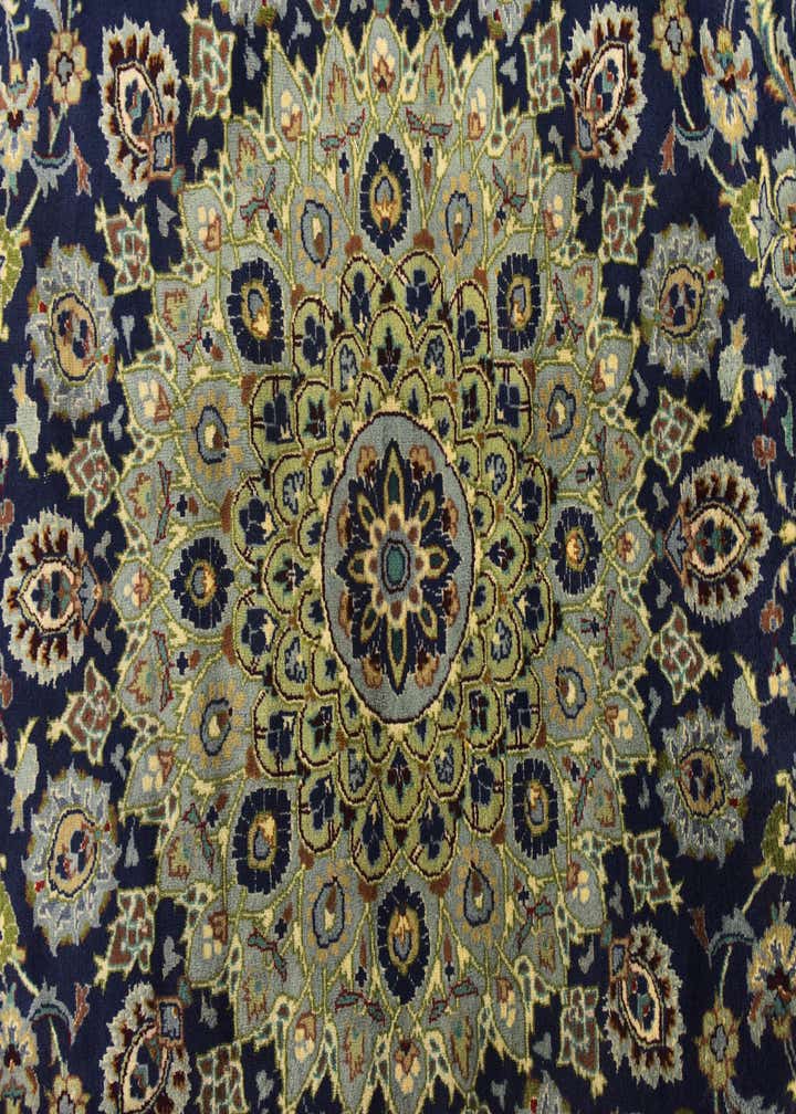 9' 10 x 12' 6 Hand Knotted Kashmar Persian Wool Rug