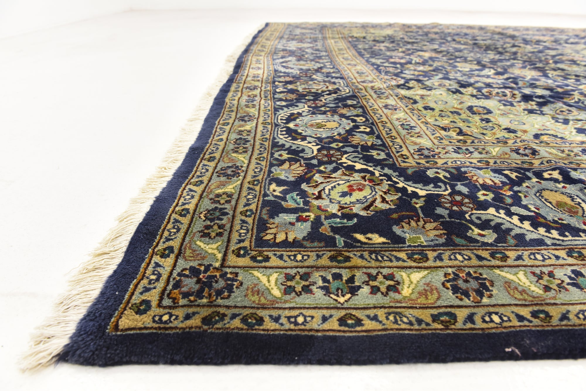 9' 10 x 12' 6 Hand Knotted Kashmar Persian Wool Rug