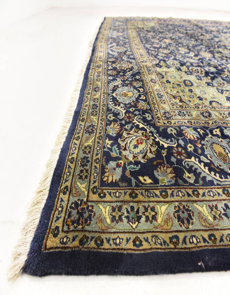 Detail image of 9' 10 x 12' 6 Hand Knotted Kashmar Persian Wool Rug