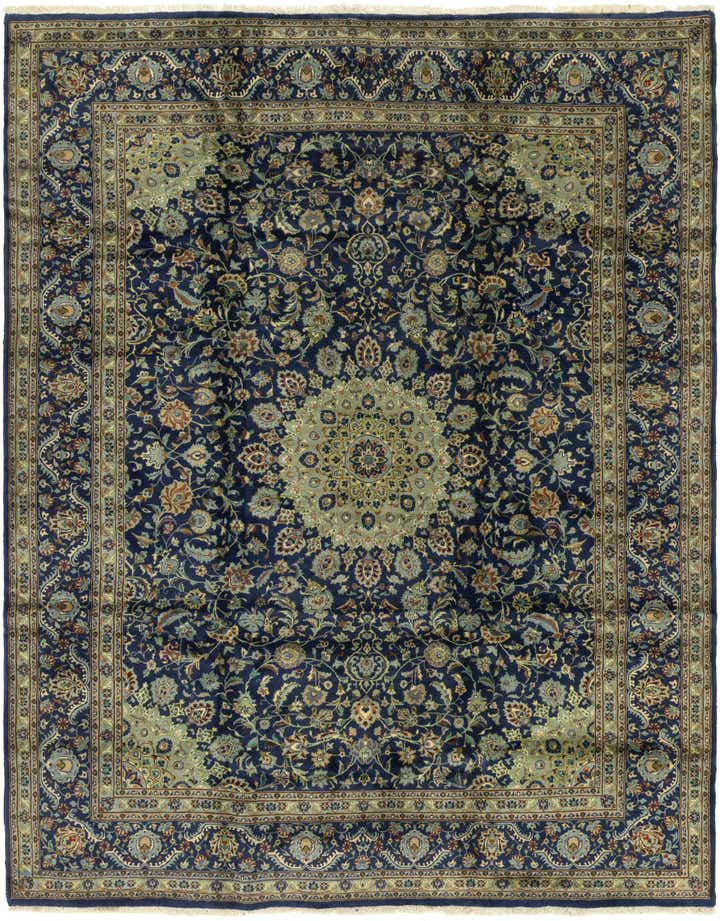9' 10 x 12' 6 Hand Knotted Kashmar Persian Wool Rug