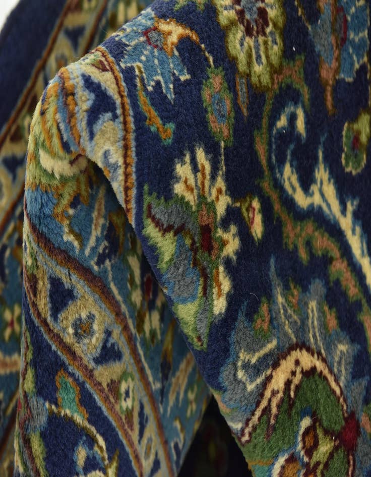 Detail image of 9' 10 x 12' 10 Hand Knotted Kashmar Persian Wool Rug