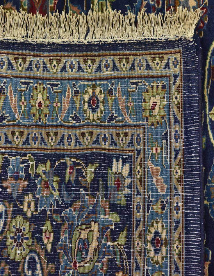 Detail image of 9' 10 x 12' 10 Hand Knotted Kashmar Persian Wool Rug