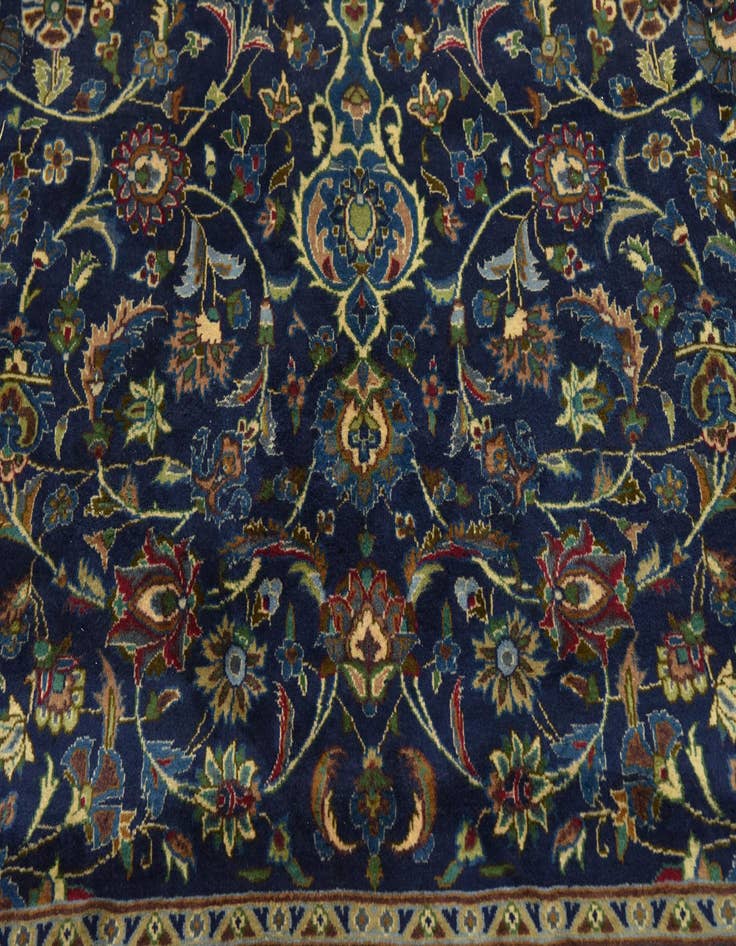 Detail image of 9' 10 x 12' 10 Hand Knotted Kashmar Persian Wool Rug