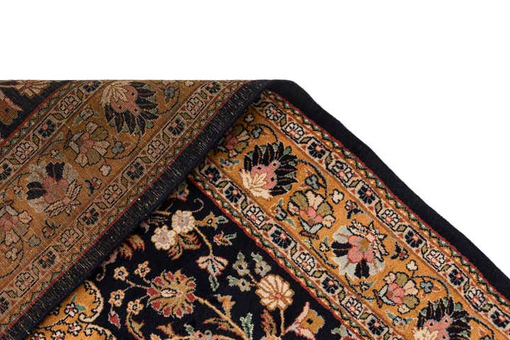 4' 4 x 6' 7 Hand Knotted Kashmir Oriental Wool Rug