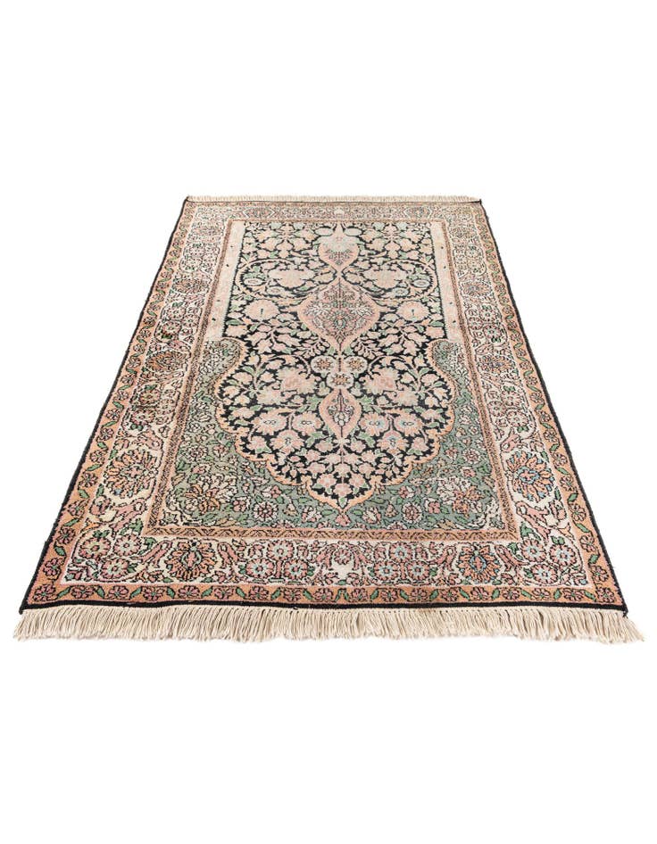 Detail image of 2' 11 x 5' Hand Knotted Kashmir Oriental Wool Rug