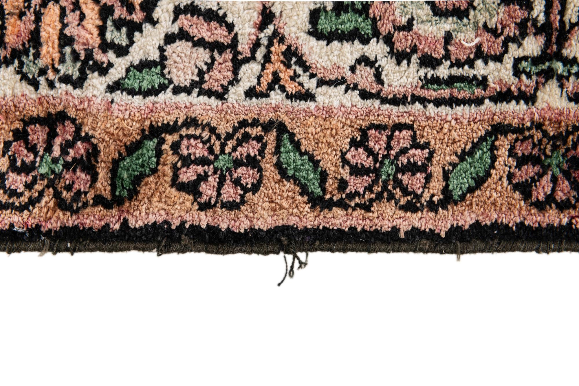 2' 11 x 5' Hand Knotted Kashmir Oriental Wool Rug