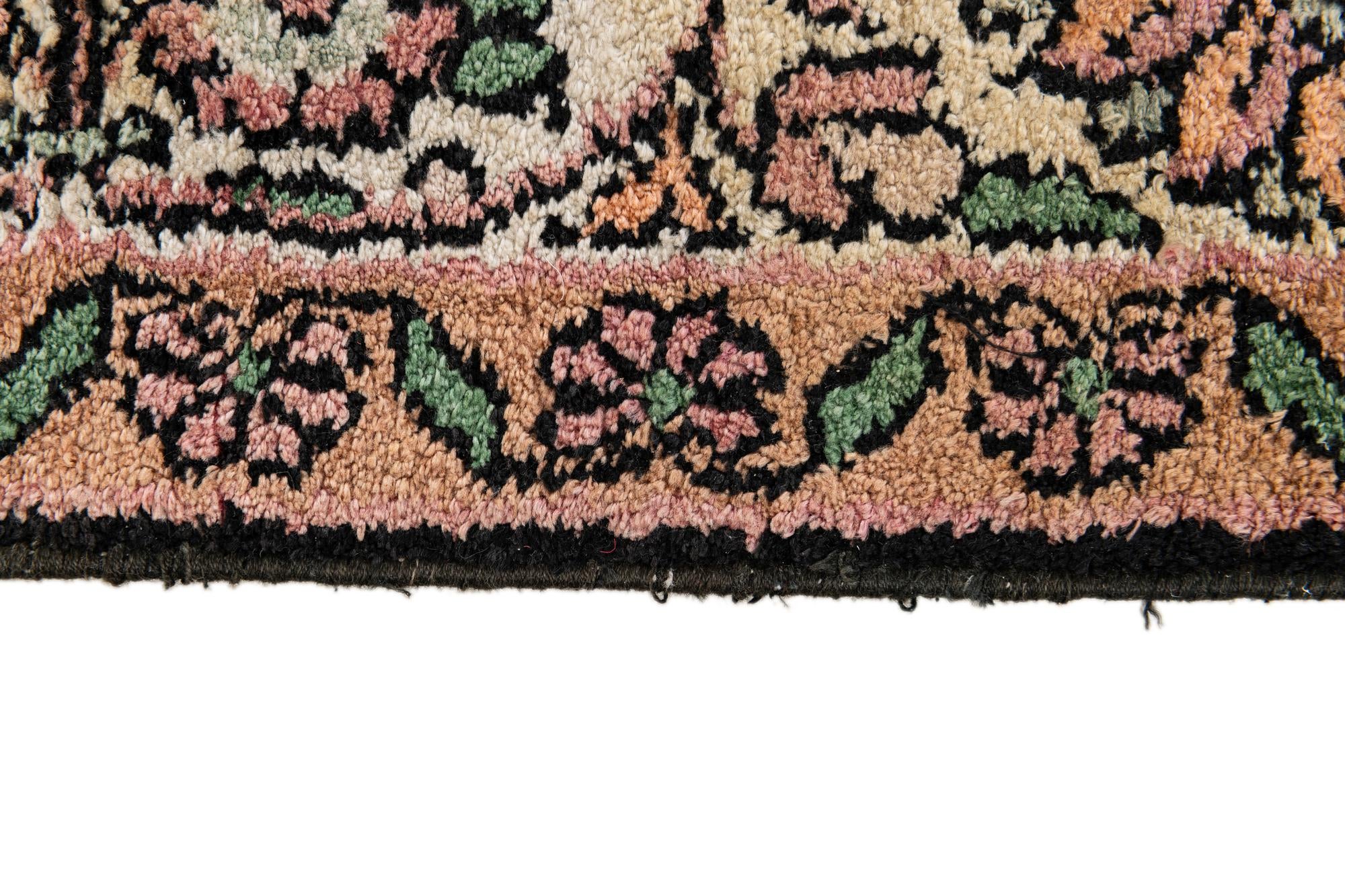 2' 11 x 5' Hand Knotted Kashmir Oriental Wool Rug