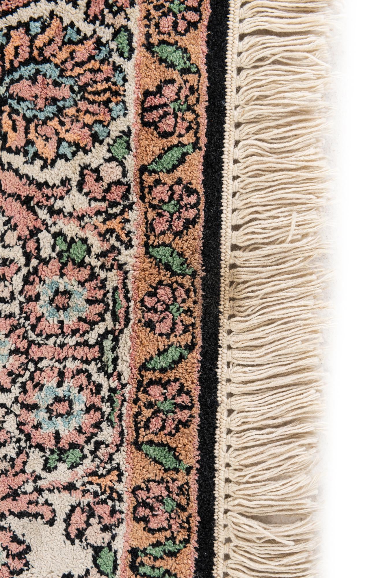 2' 11 x 5' Hand Knotted Kashmir Oriental Wool Rug