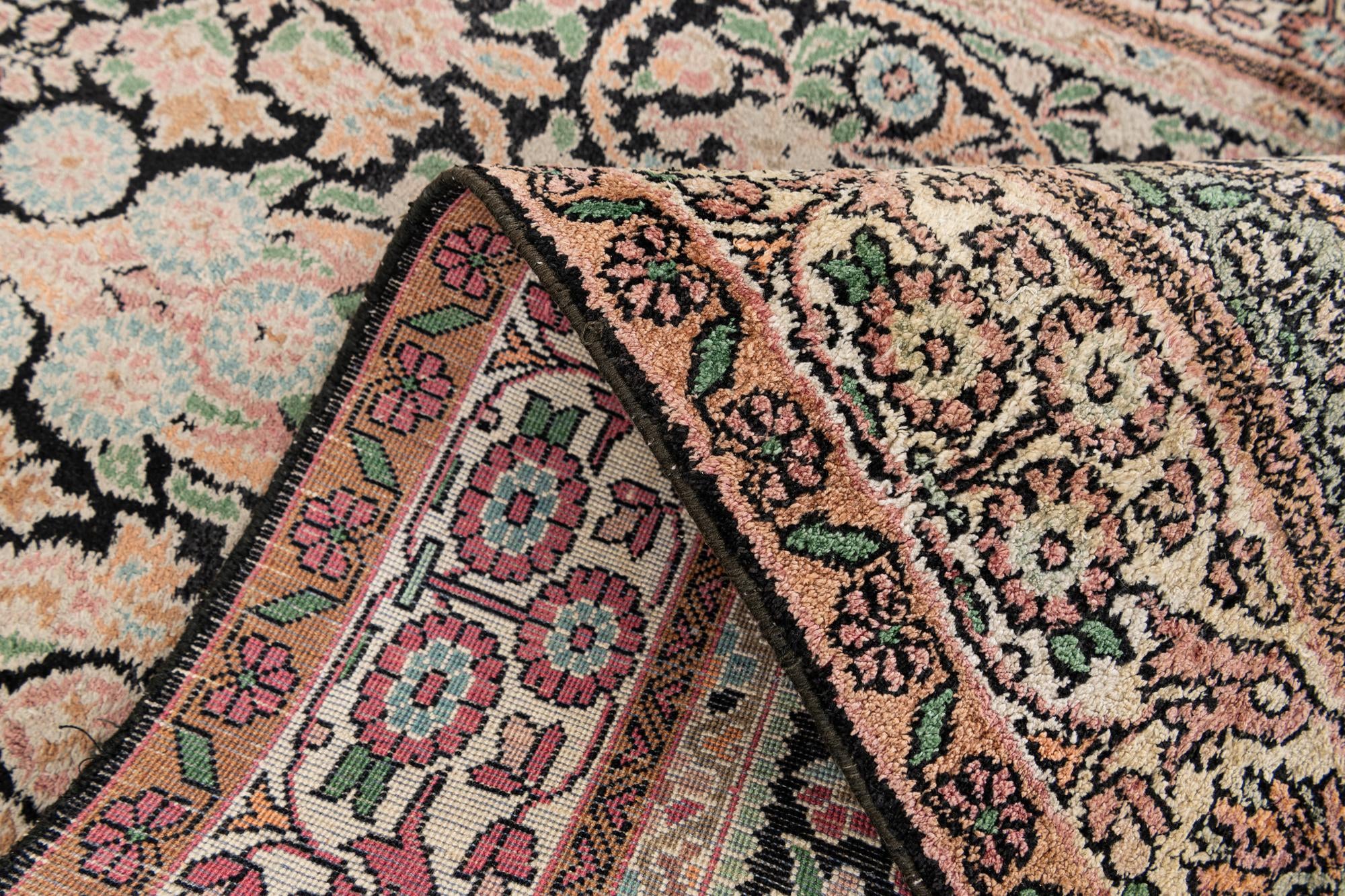2' 11 x 5' Hand Knotted Kashmir Oriental Wool Rug
