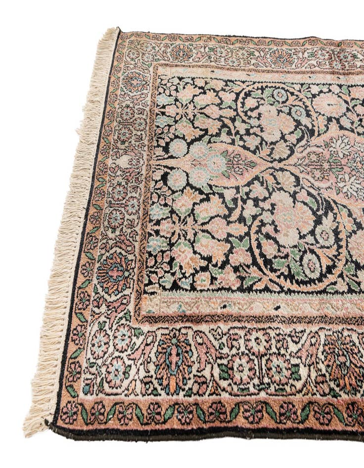Detail image of 2' 11 x 5' Hand Knotted Kashmir Oriental Wool Rug