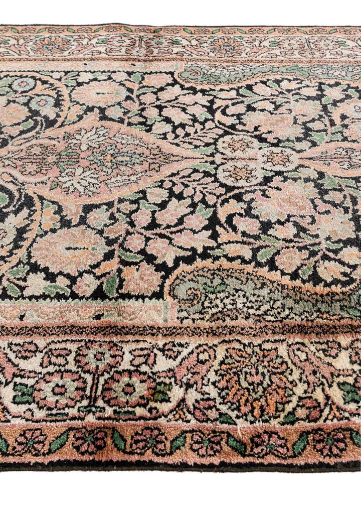 2' 11 x 5' Hand Knotted Kashmir Oriental Wool Rug