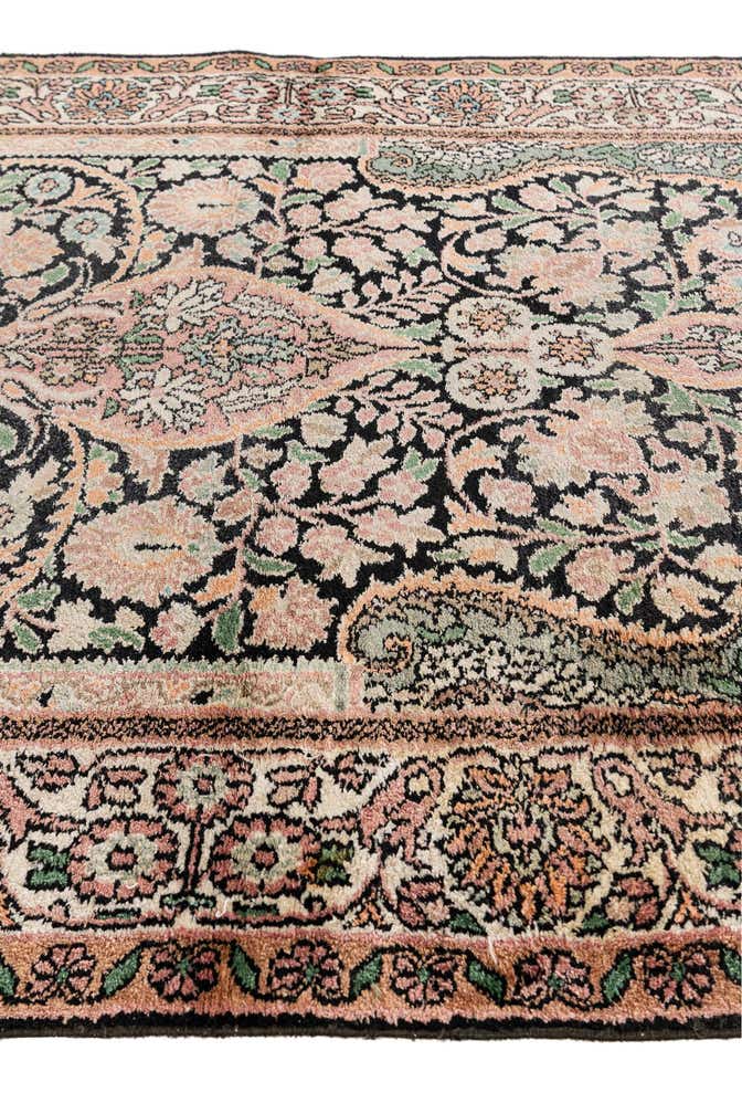 2' 11 x 5' Hand Knotted Kashmir Oriental Wool Rug