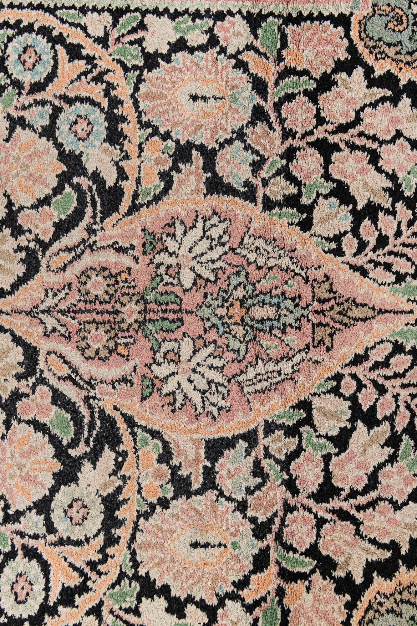 2' 11 x 5' Hand Knotted Kashmir Oriental Wool Rug