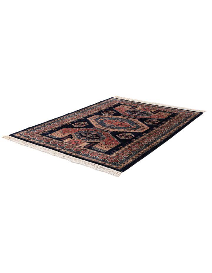 4' 3 x 5' 8 Hand Knotted Kazak Oriental Wool Rug