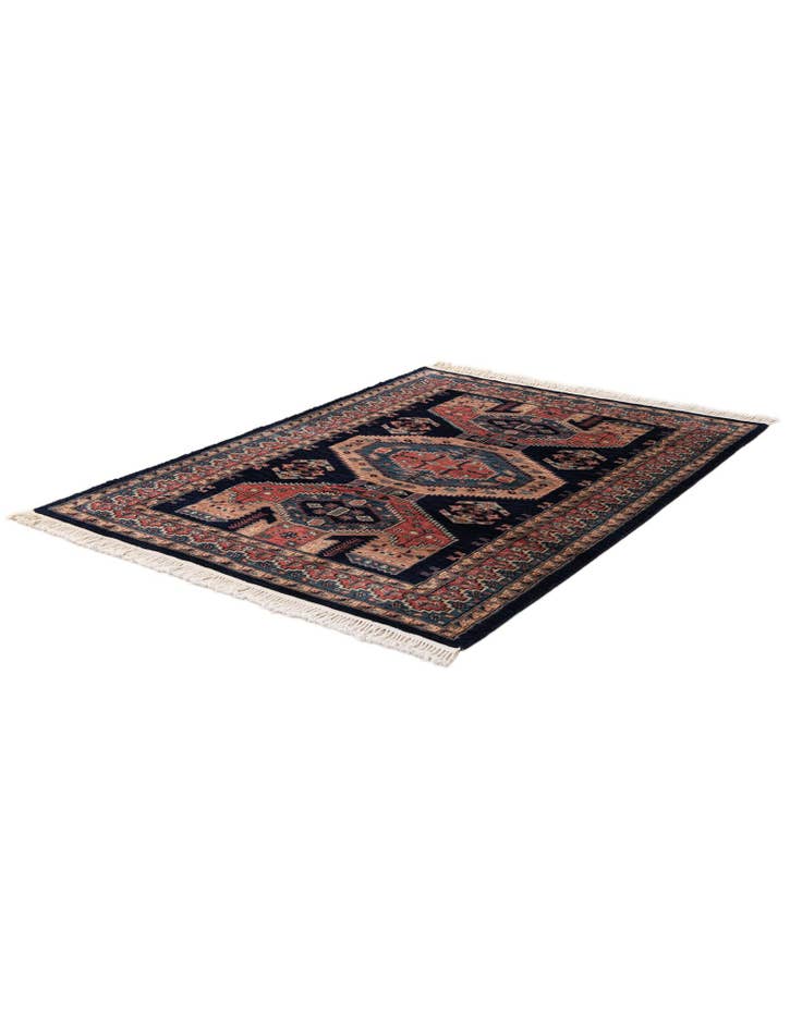 Detail image of 4' 3 x 5' 8 Hand Knotted Kazak Oriental Wool Rug