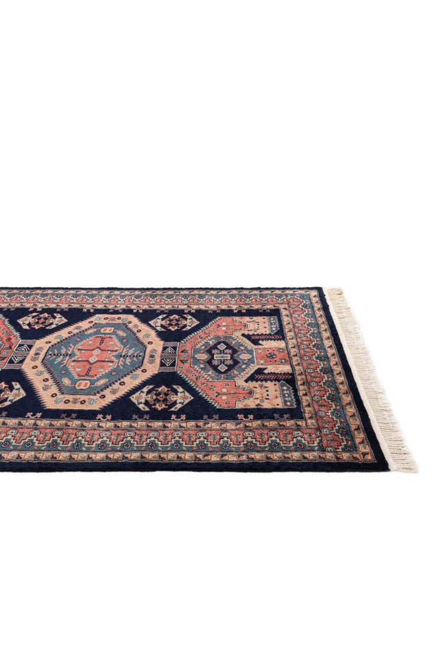 Detail image of 4' 3 x 5' 8 Hand Knotted Kazak Oriental Wool Rug